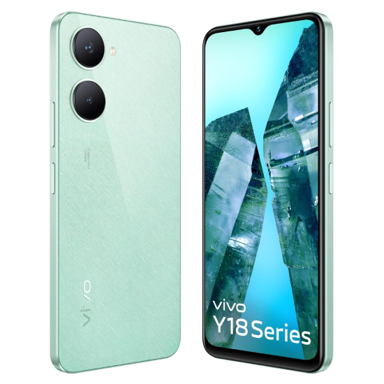 vivo Y18 (Gem Green, 4GB RAM, 64GB Storage)